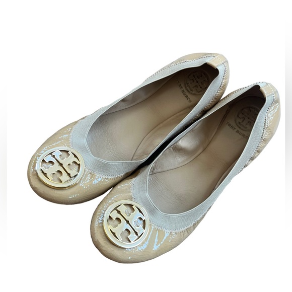 TORY BURCH Patent Leather Ballet Flats shoes - Picture 4 of 14